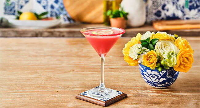 New! STRAWBERRY LIMONCELLO MARTINI