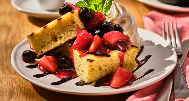 New! Grilled Pound Cake