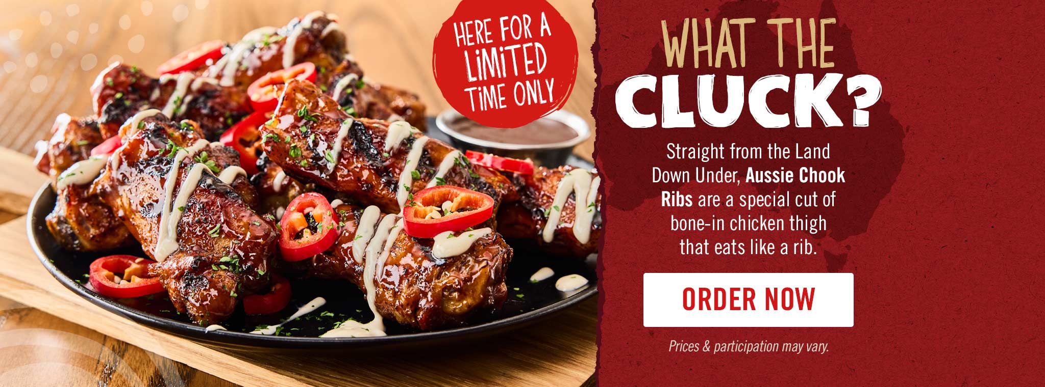 What the cluck? Straight from the Land Down Under, Aussie Chook Ribs are a special cut of bone-in chicken thigh that eats like a rib.