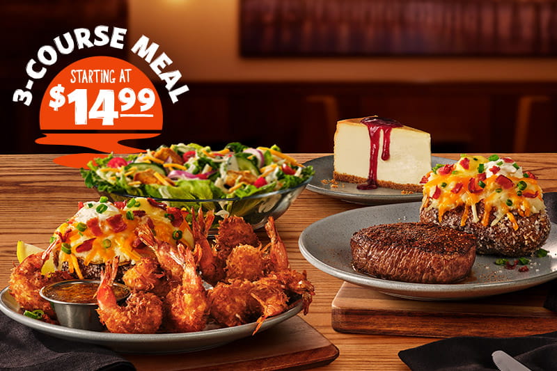 3-Course Meal Starting At $14.99