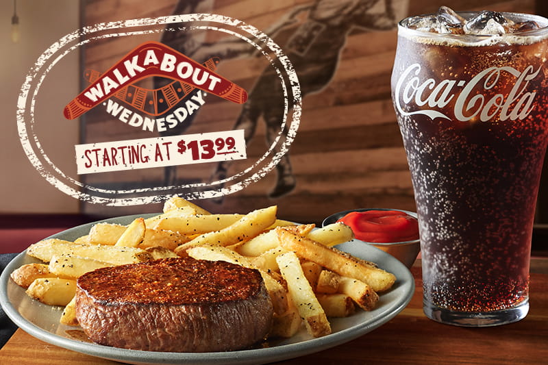 Walkabout Wednesday Starting at $13.99