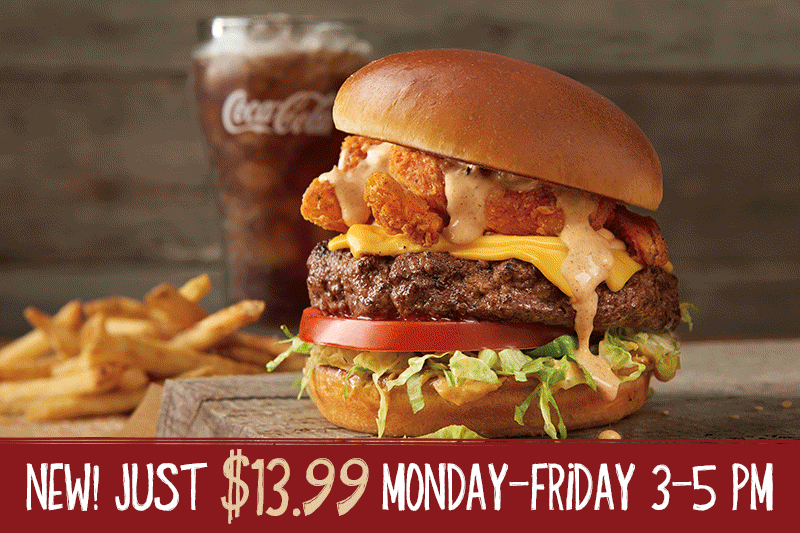NEW! Just $13.99 Monday-Friday 3-5PM