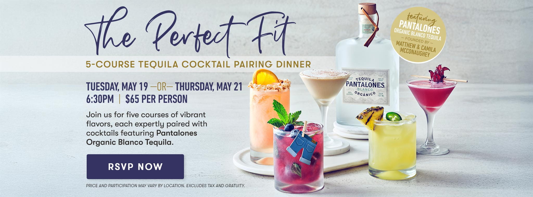 The Perfect Fit | 5 Course Tequila Pairing Dinner