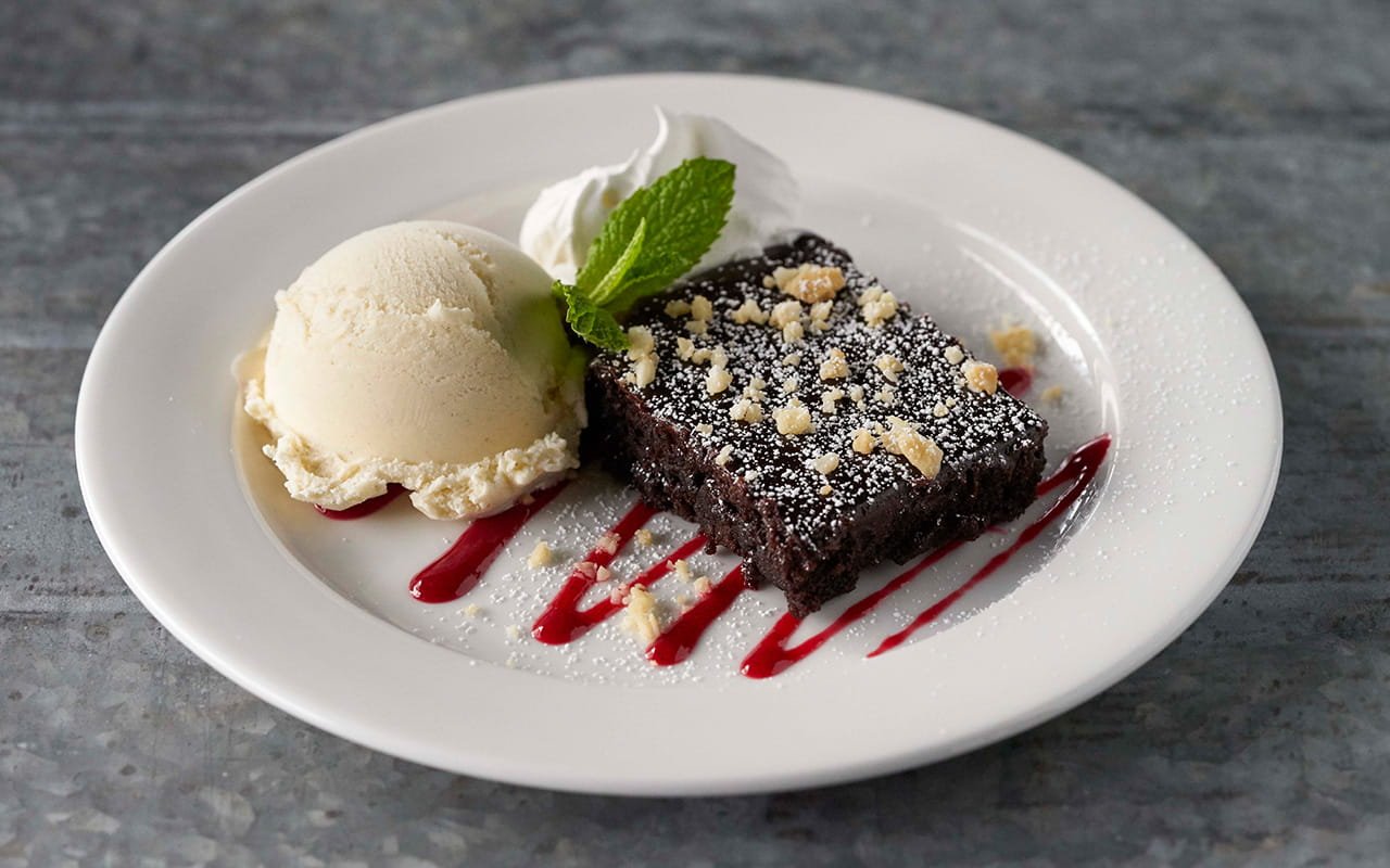 Bonefish Grill Hot Macadamia Nut Brownie