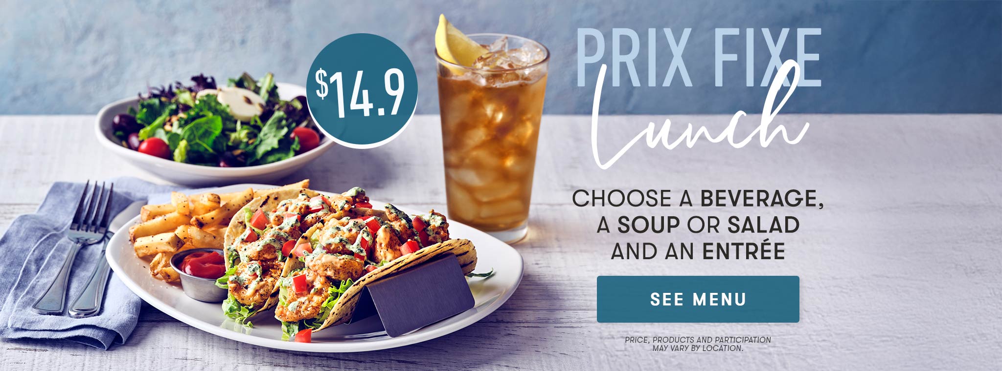 Bonefish Grill | PRIX FIXE Lunch $14.9
