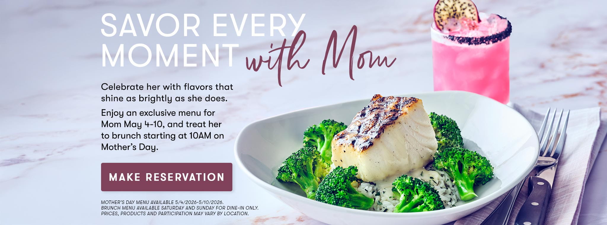 Savor every moment with Mom 