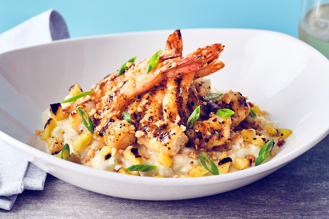 PINEAPPLE GLAZED SHRIMP