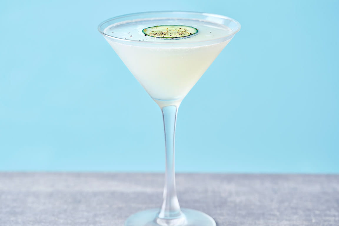 SPARKLING CUCUMBER MARTINI