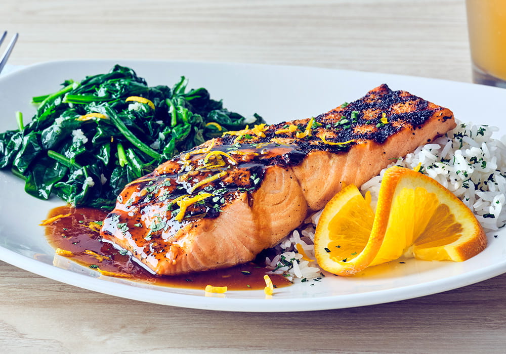 ORANGE SOY GLAZED COHO SALMON