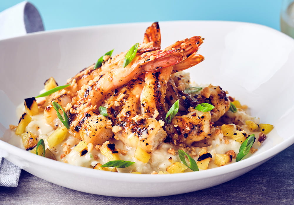 PINEAPPLE GLAZED SHRIMP