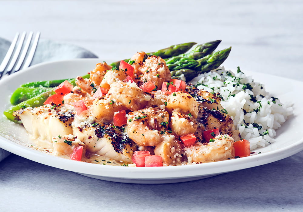 SHRIMP & SCALLOP SCAMPI BUTTERFISH