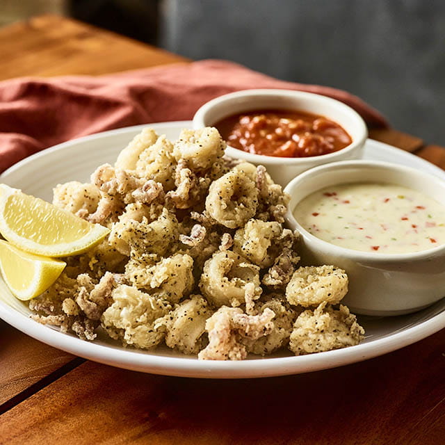 Sign Up For Dine Rewards for complimentary appetizer! Calamari