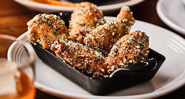 New! ROSEMARY PARMESAN WINGS