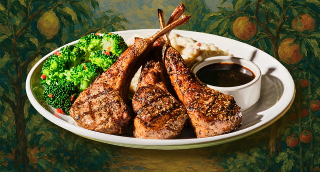 TUSCAN-GRILLED LAMB CHOPS
