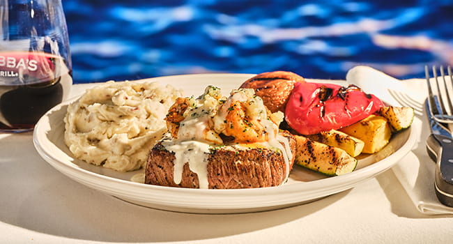 NEW! Calabrian Shrimp-Topped Sirloin