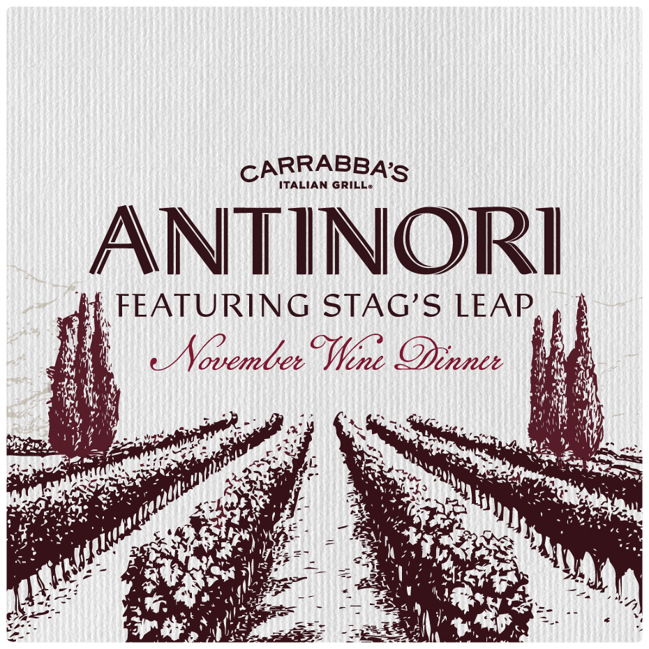 Antinori Featuring Stag's Leap November Wine Dinner. RSVP NOW