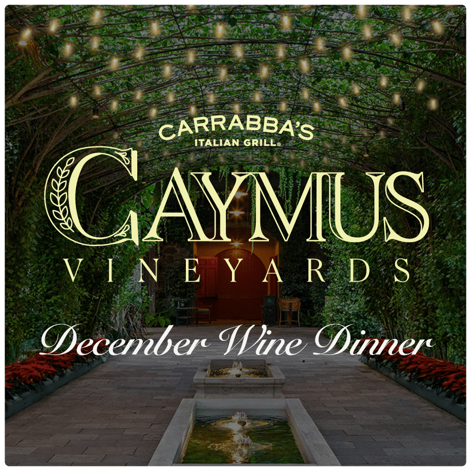 Caymus Vineyards December Wine Dinner