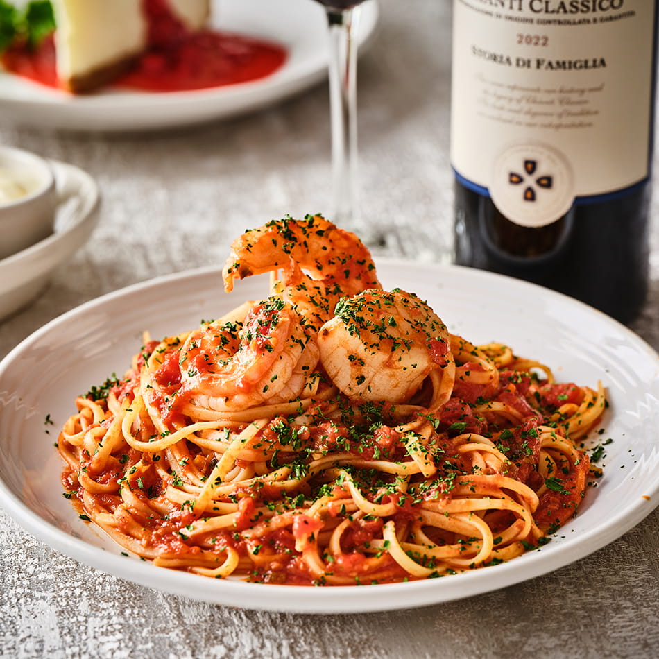 Linguine Di Mare with Shrimp & Scallops