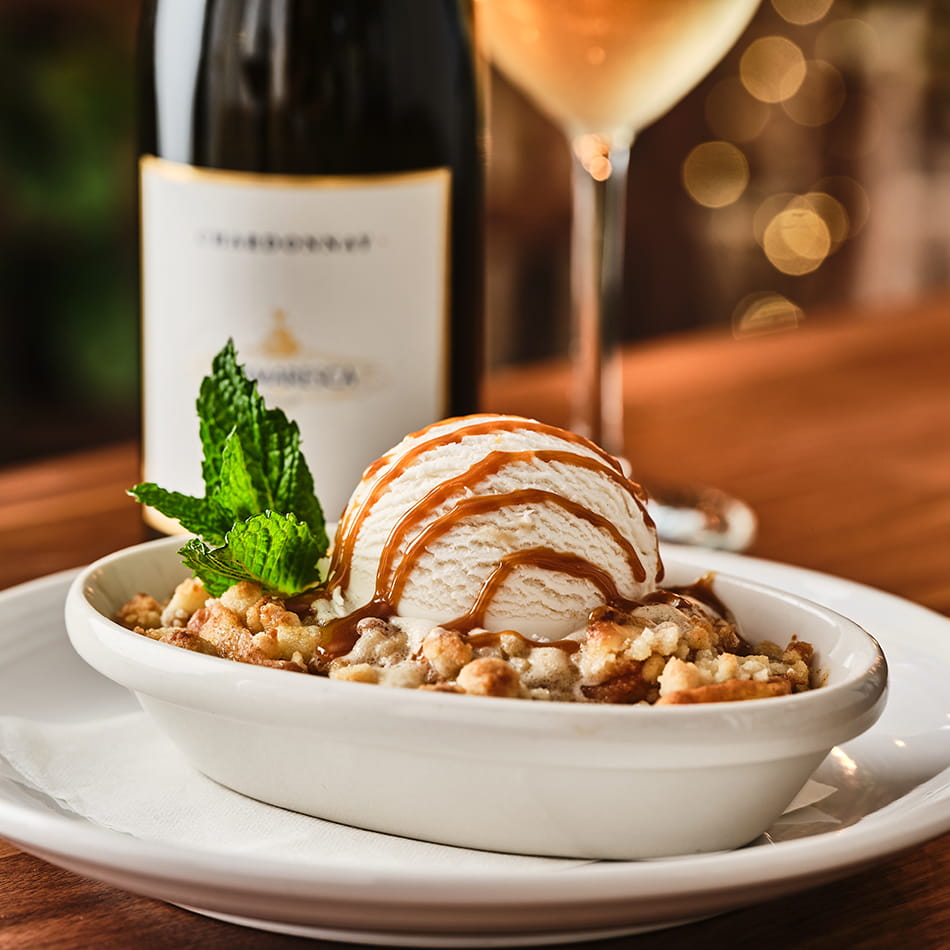Caramel Apple Crumble