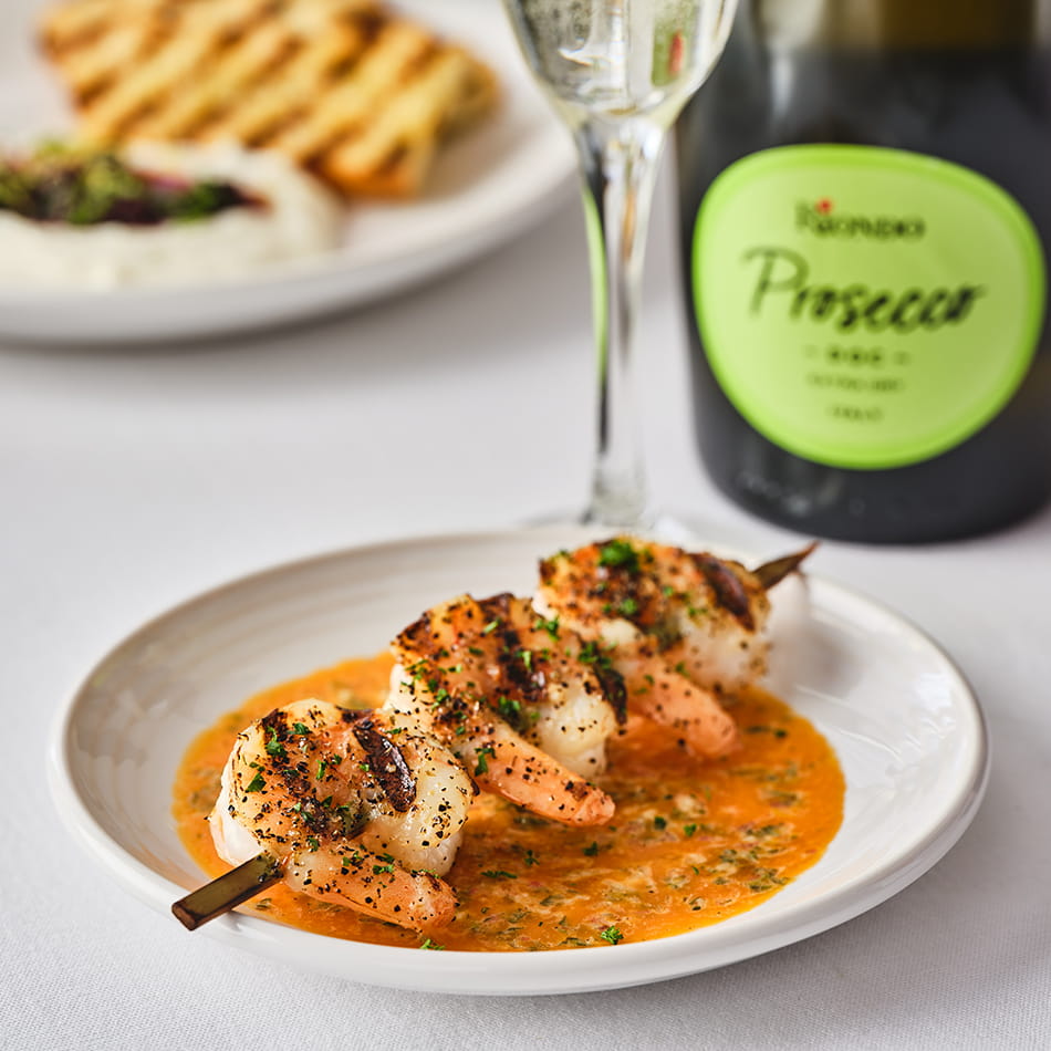 Calabrian Shrimp Skewer