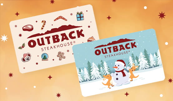 Outback Steakhouse Holiday Gift Cards