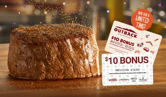 Here For A Limited Time Two $10 Bonus Cards