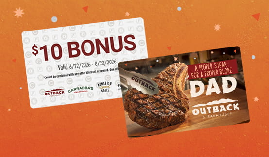 Dad's Day Gift Cards $10 Bonus