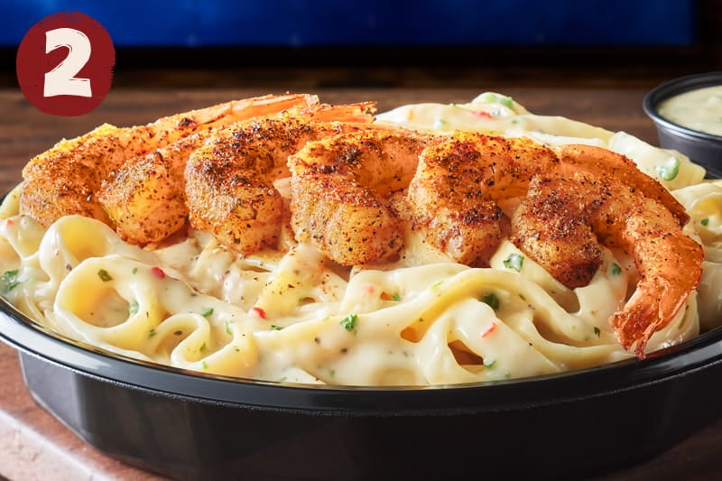 Fettucine Alfredo as a $10 Take Home base