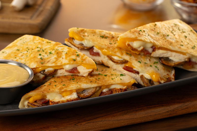 Alice Springs Chicken Quesadilla
