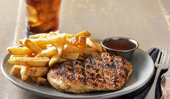 Grilled chicken on the barbie