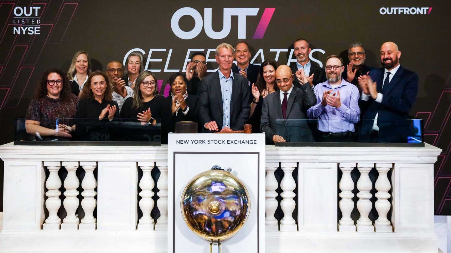 jeremy male and outfront team at the nyse