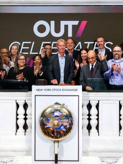 jeremy male and outfront team at the nyse