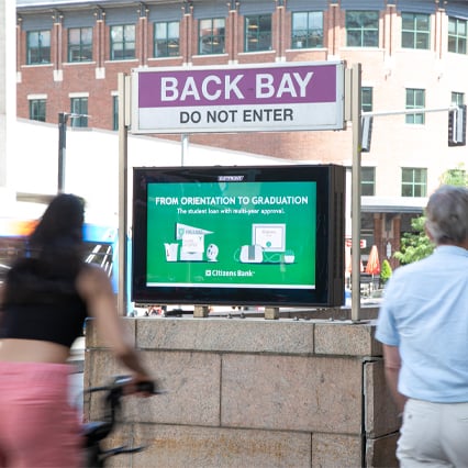 out of home advertising boston digital street furniture
