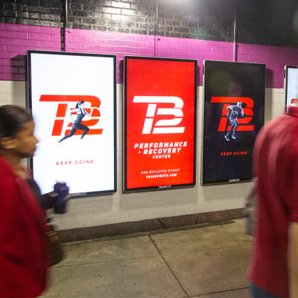 out of home advertising boston digital transit