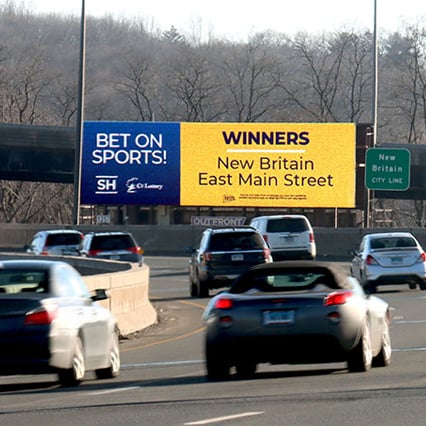 out of home advertising hartford connecticut digital billboard