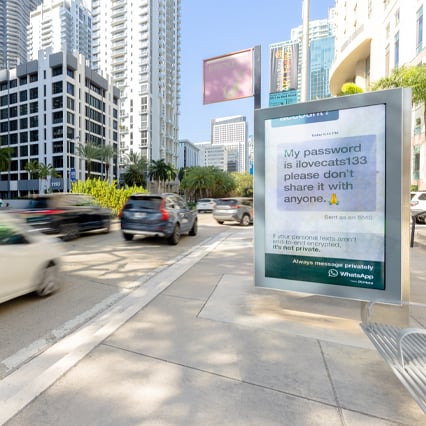 out of home advertising miami florida digital street furniture