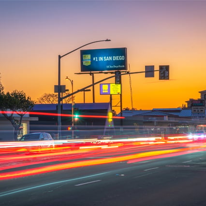 out of home poster advertising san diego