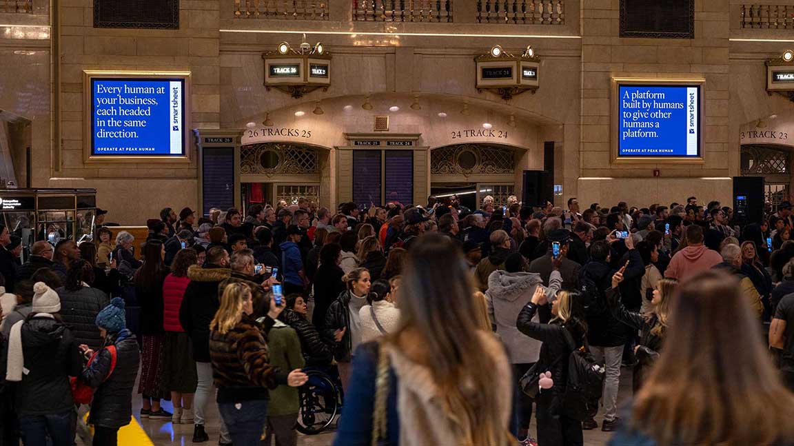 Digital dioramas at Grand Central Terminal