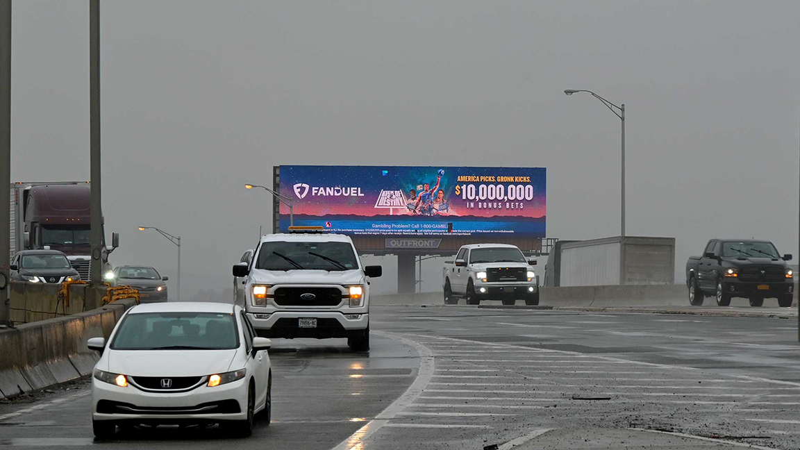 FanDuel Kick of Destiny 2 digital bulletin billboard