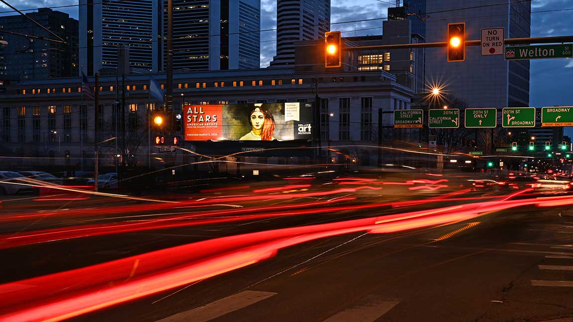 Denver Art Museum billboard