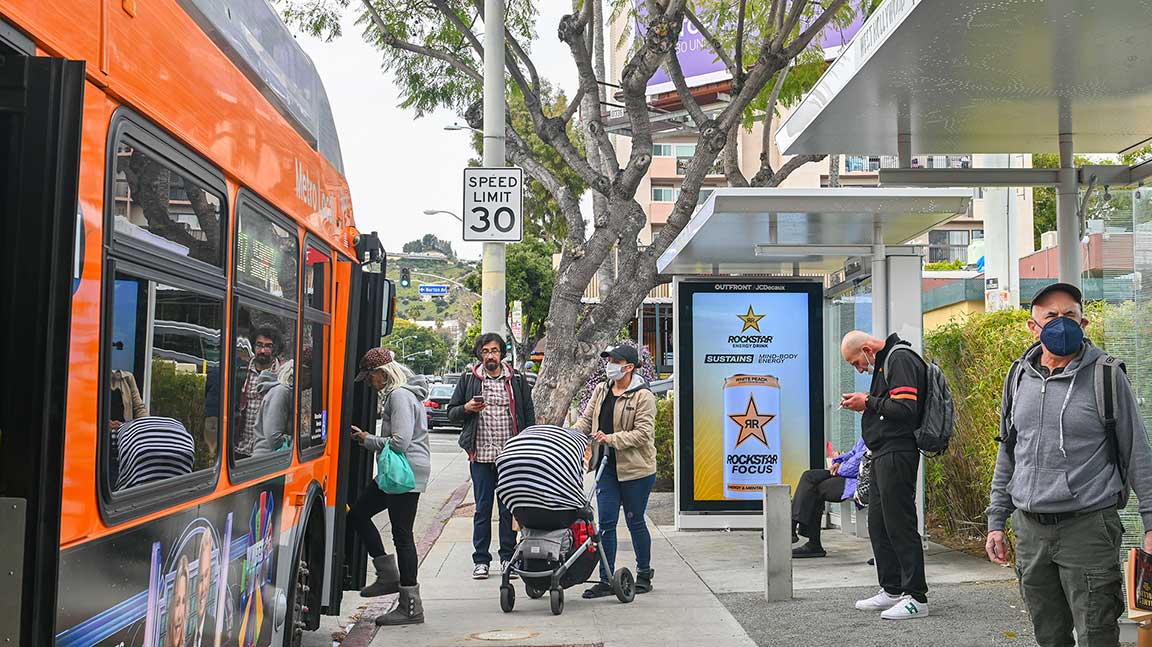 Digital Shelter DOOH media in Los Angeles