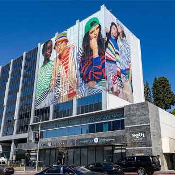 out of home billboard wallscape advertising los angeles ralf lauren