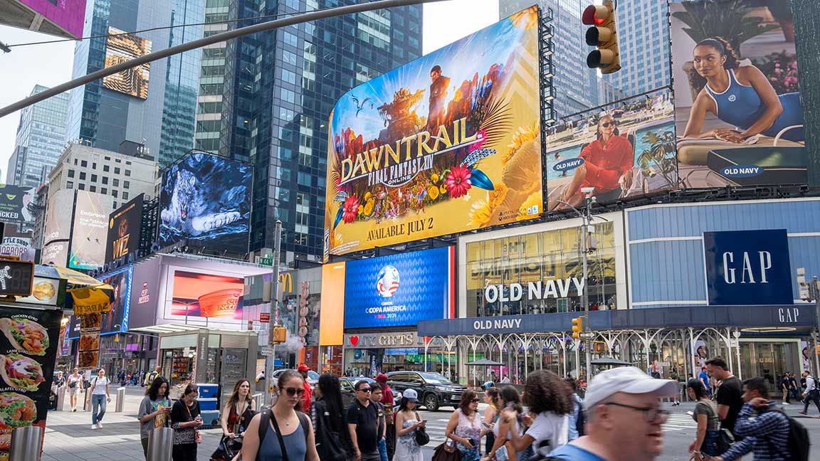 The Digital Beast DOOH billboard in Times Square