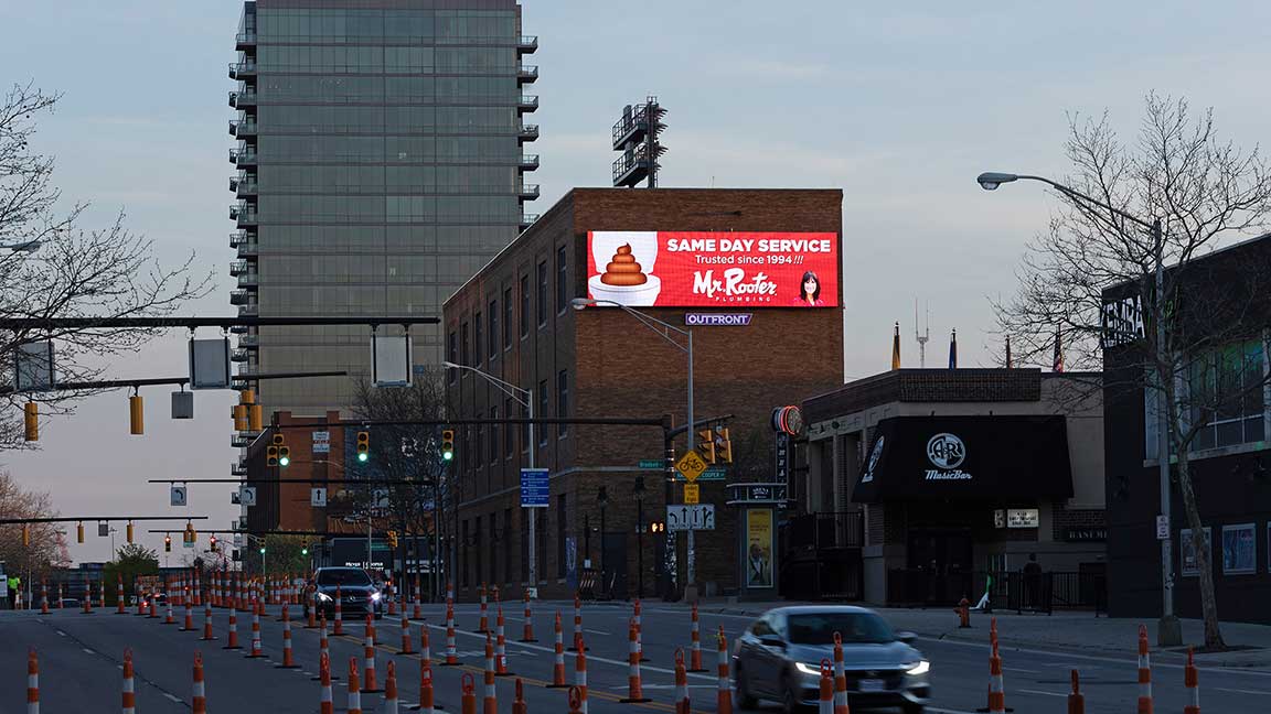 Mr. Rooter billboard