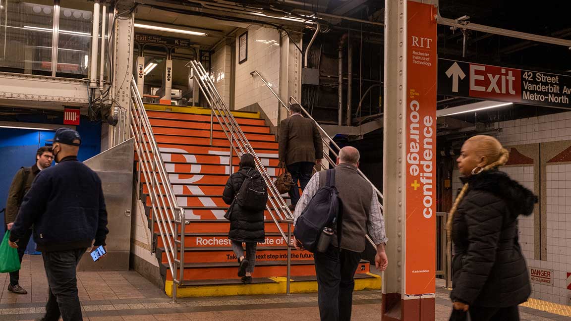 Rochester Institute of Technology Station Domination in NYC