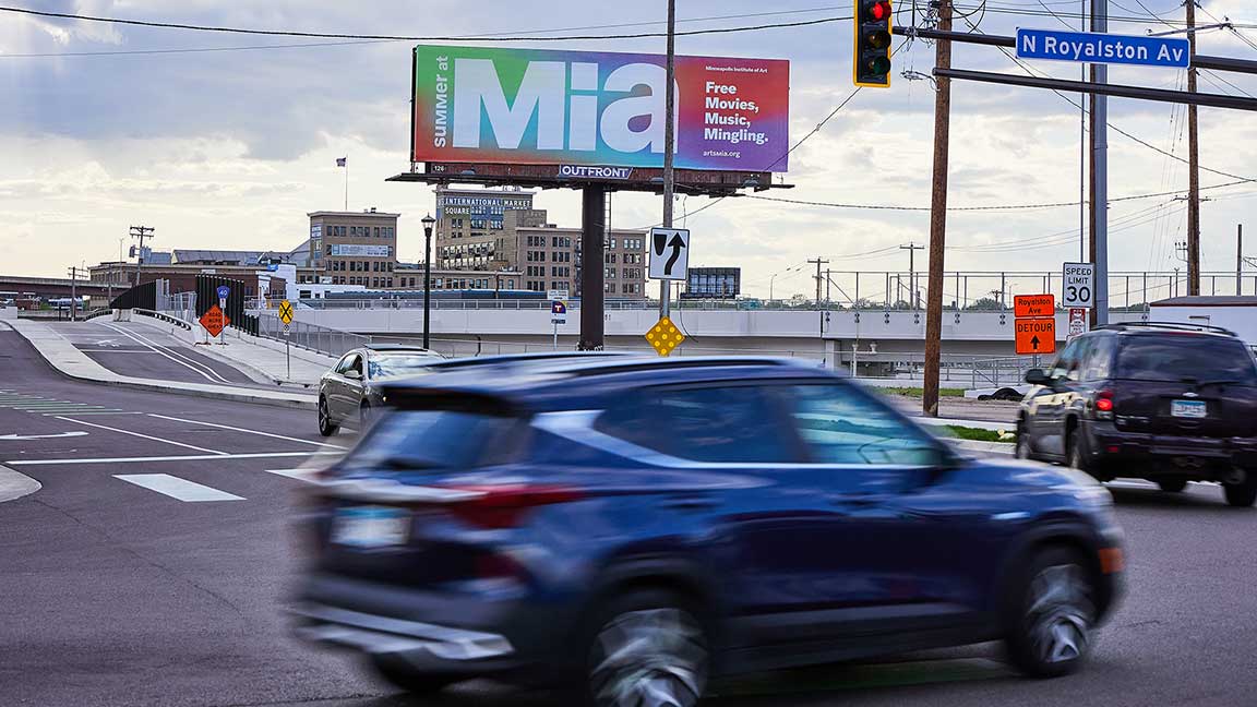 Minnesota billboard for Mia