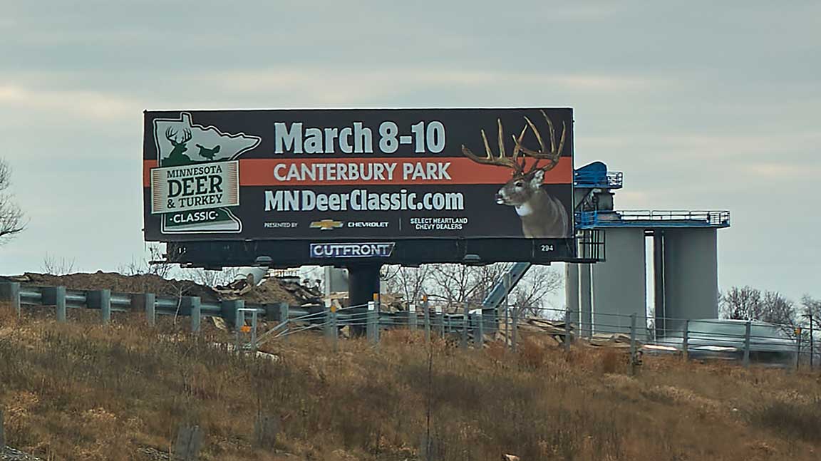 Billboard for Minnesota Deer Classic