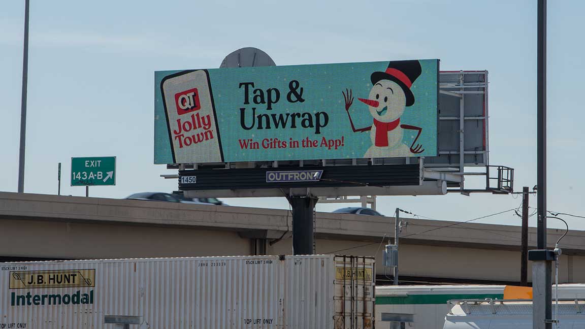 QuickTrip digital billboard