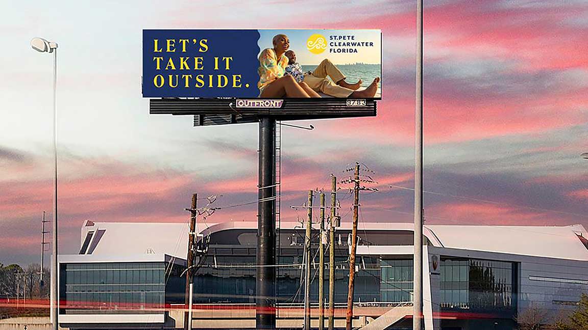 Visit St. Pete/Clearwater billboard