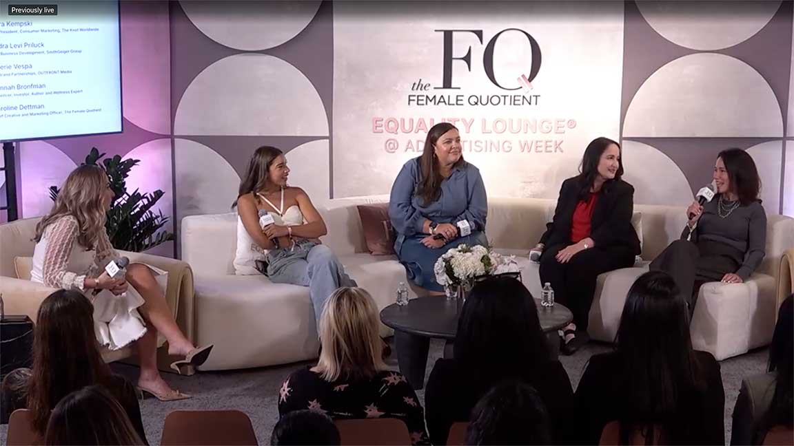 Valerie Vespa speaks on Equality Lounge panel via The Female Quotient